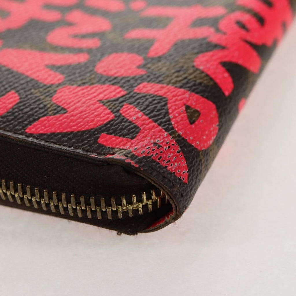 Louis Vuitton Zippy Wallet Canvas Pink Canvas Wallets Accessory (Pre-Owned)