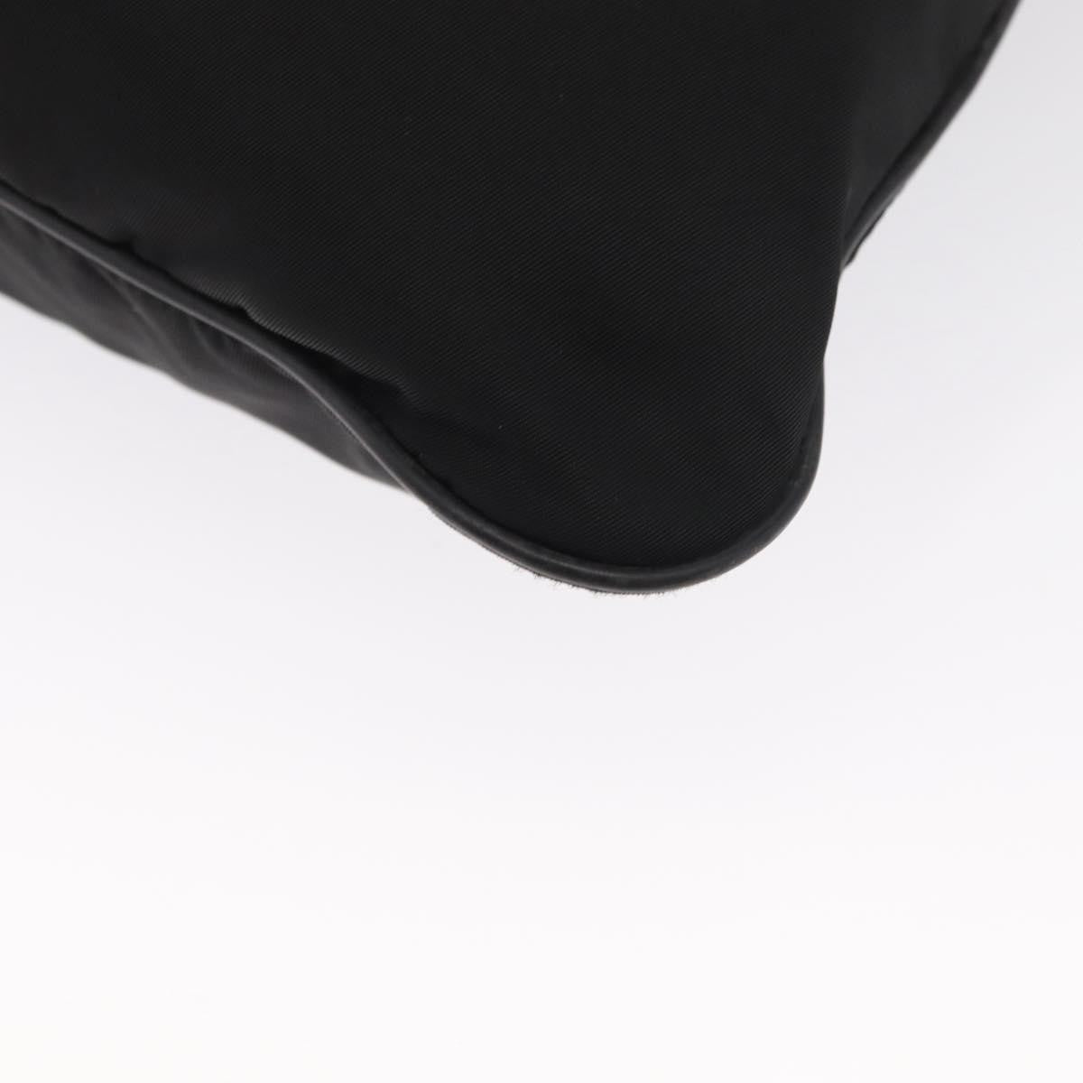 Prada Front Pocket Messenger Bag Tessuto Black Nylon Shoulder Bag Bag (Pre-Owned)