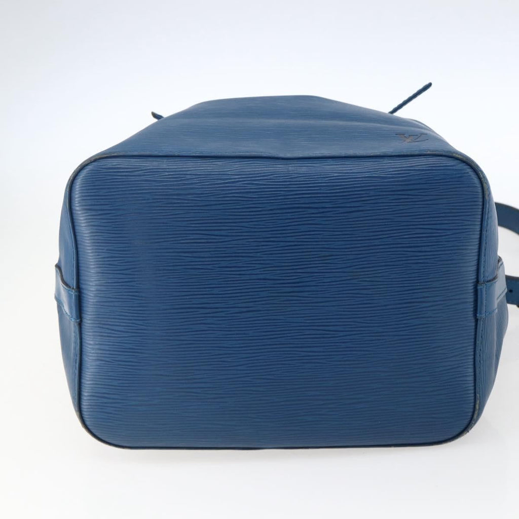 Louis Vuitton Noe Handbag Epi Leather Blue Leather Shoulder Bag Bag (Pre-Owned)