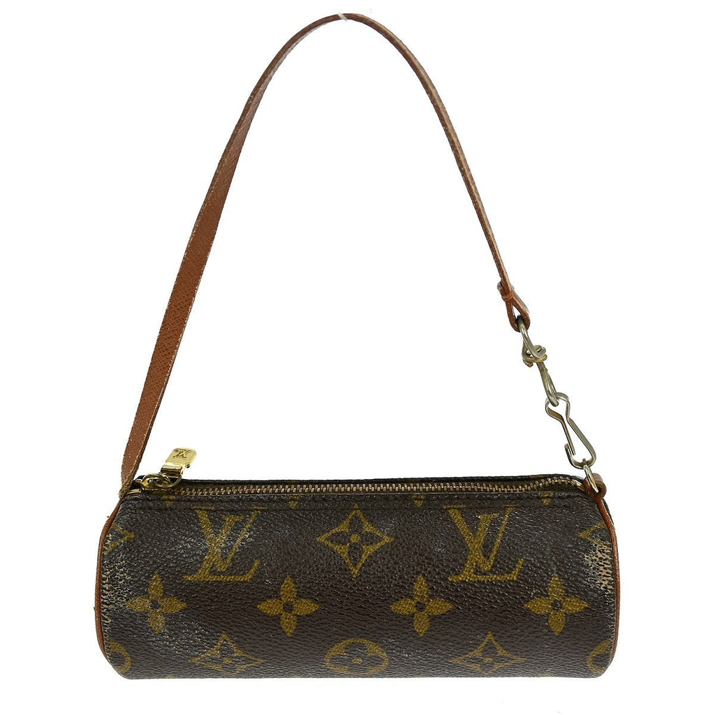 Louis Vuitton Papillon Pochette Monogram Canvas Brown Canvas Clutche & Pouche Bag (Pre-Owned)