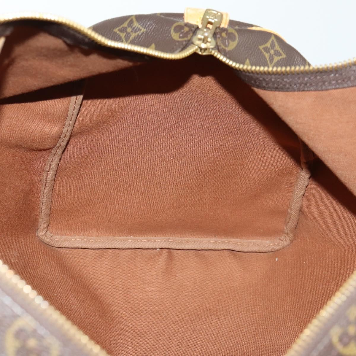 Louis Vuitton Keepall Bag Monogram Canvas Brown Canvas Travel Bag Bag (Pre-Owned)