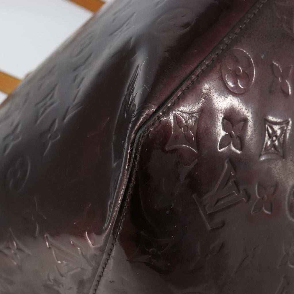 Louis Vuitton Bellevue Handbag Monogram Vernis Purple Patent_Leather Tote Bag Bag (Pre-Owned)