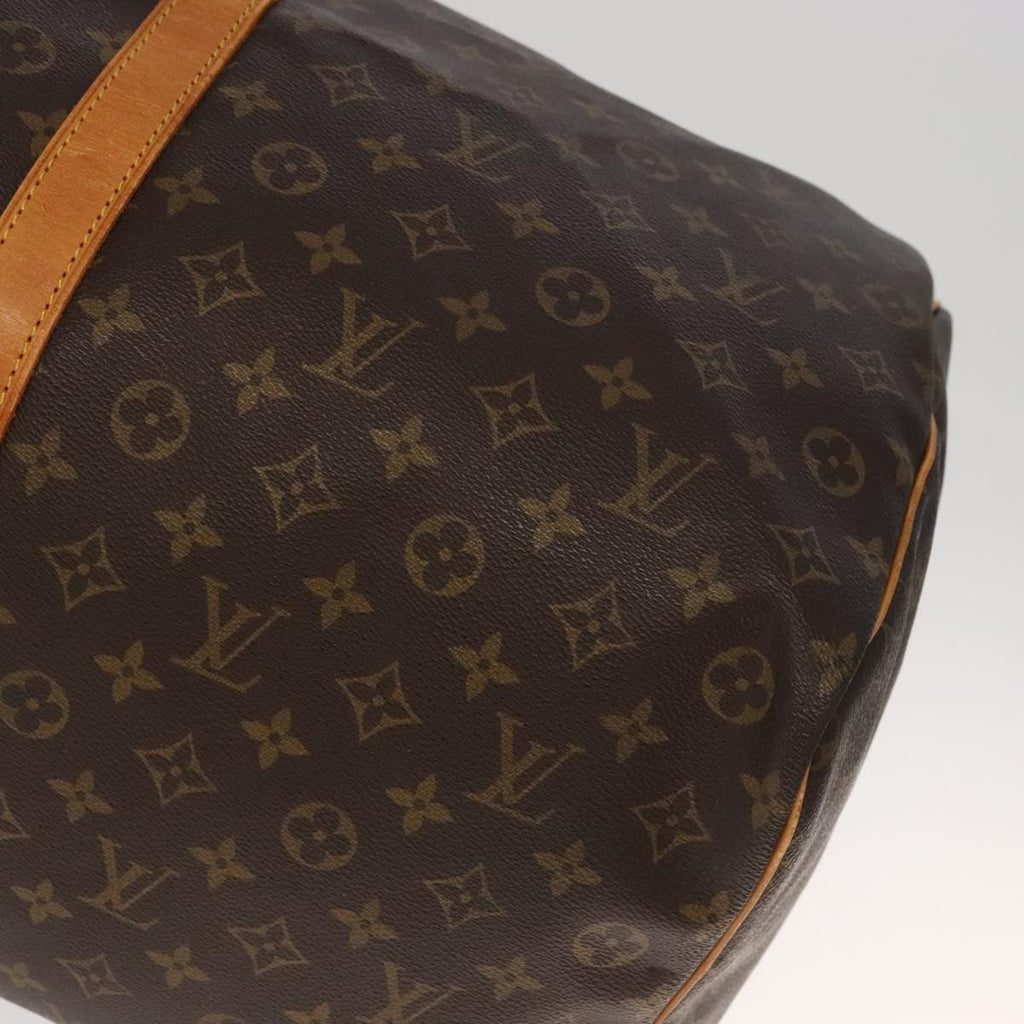 Louis Vuitton Keepall Bag Monogram Canvas Brown Canvas Travel Bag Bag (Pre-Owned)