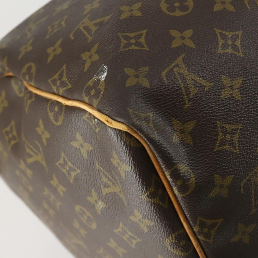 Louis Vuitton Keepall Bag Monogram Canvas Brown Canvas Travel Bag Bag (Pre-Owned)