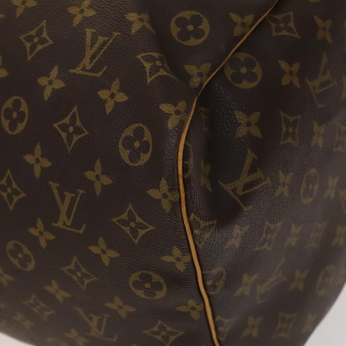 Louis Vuitton Keepall Bag Monogram Canvas Brown Canvas Travel Bag Bag (Pre-Owned)