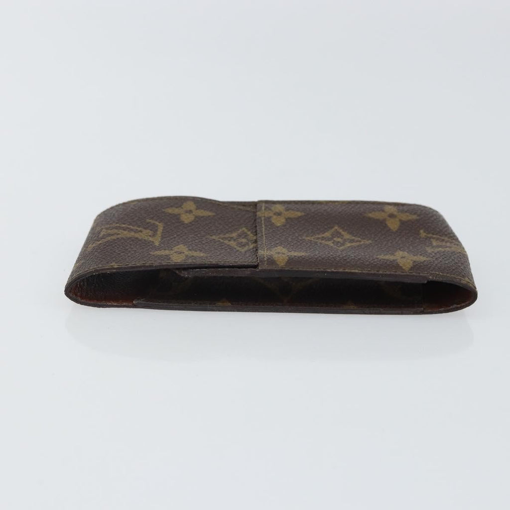Louis Vuitton Etui Cigarette Case Monogram Canvas Brown Canvas Wallets Accessory (Pre-Owned)