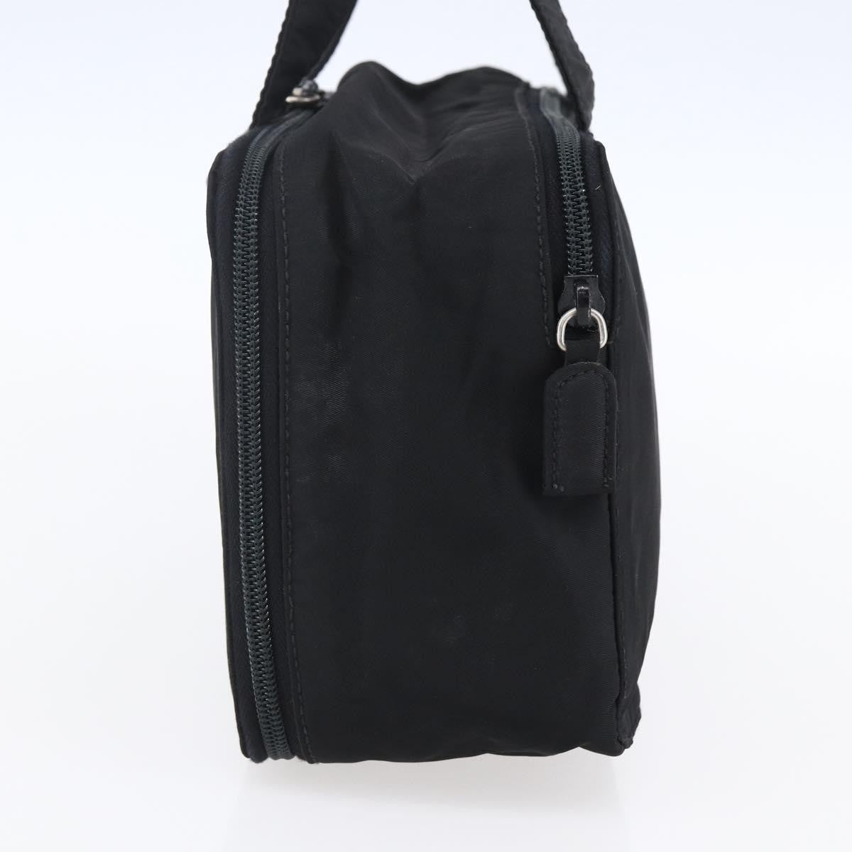 Prada Vintage Handbag Tessuto Black Nylon Handbag (Pre-Owned)