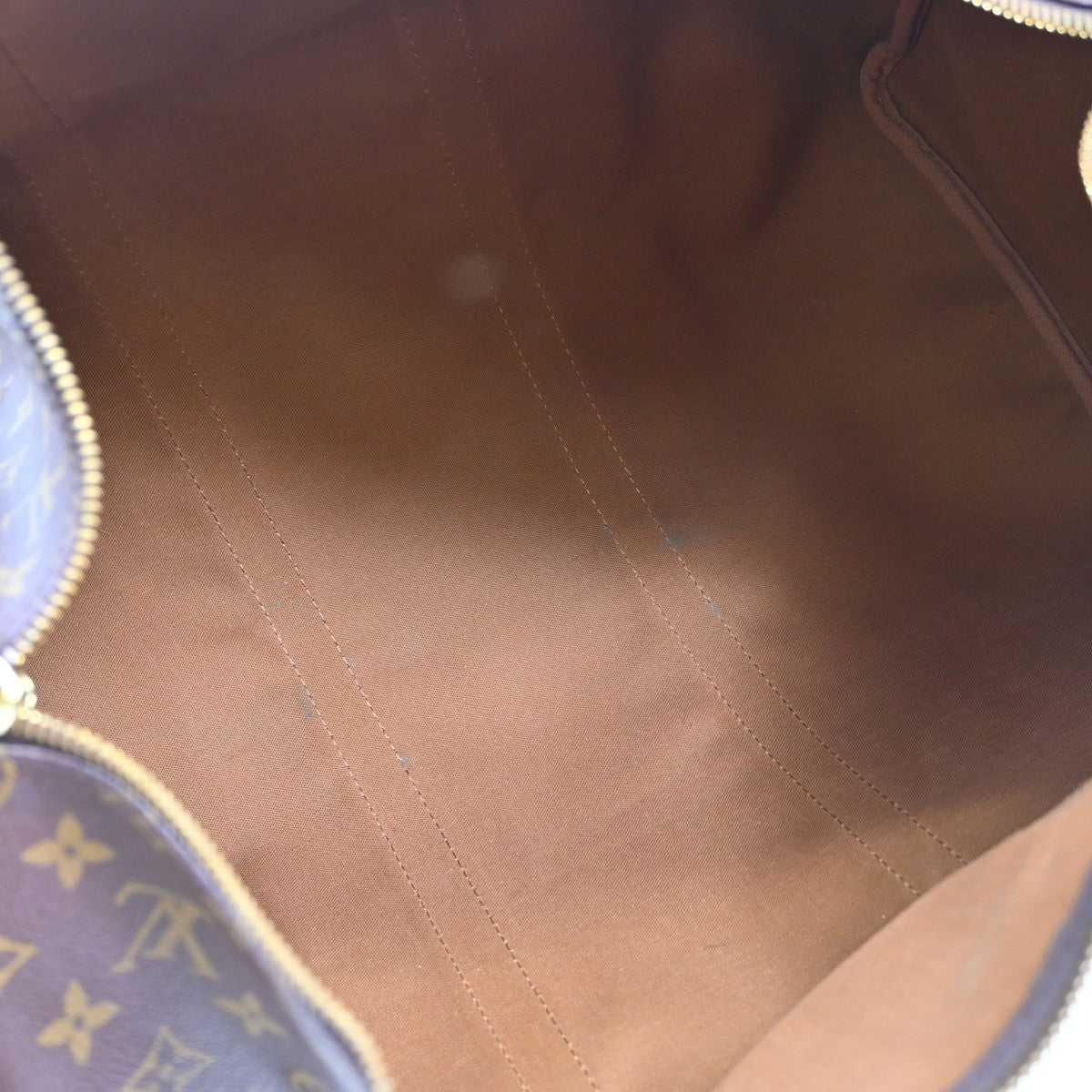 Louis Vuitton Keepall Bag Monogram Canvas Brown Canvas Travel Bag Bag (Pre-Owned)