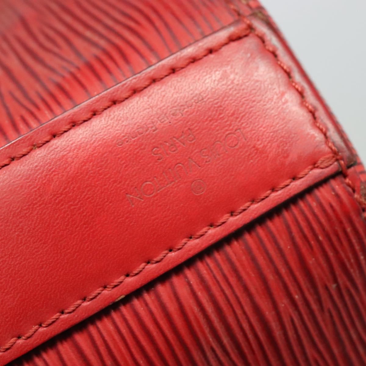 Louis Vuitton Vintage Sac D'epaule Handbag Epi Leather Red Leather Shoulder Bag Bag (Pre-Owned)
