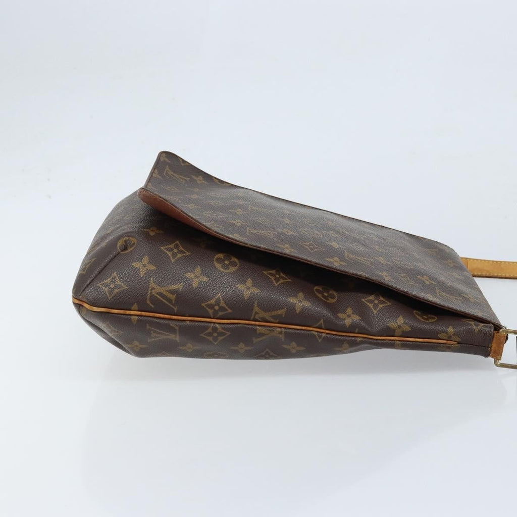 Louis Vuitton Musette Handbag Monogram Canvas Brown Canvas Shoulder Bag Bag (Pre-Owned)