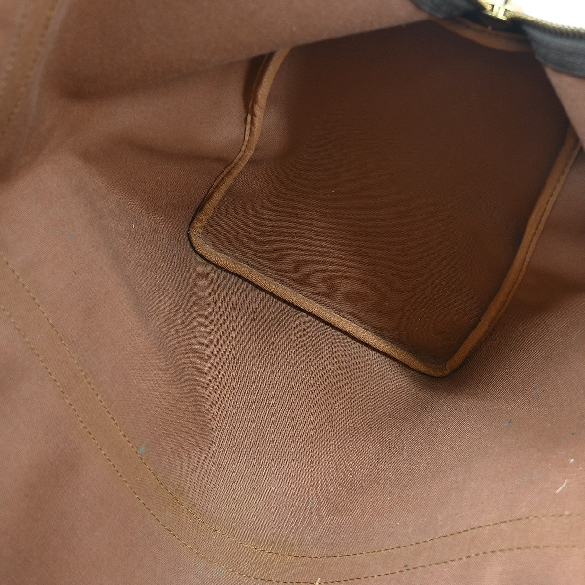 Louis Vuitton Keepall Bag Monogram Canvas Brown Canvas Travel Bag Bag (Pre-Owned)