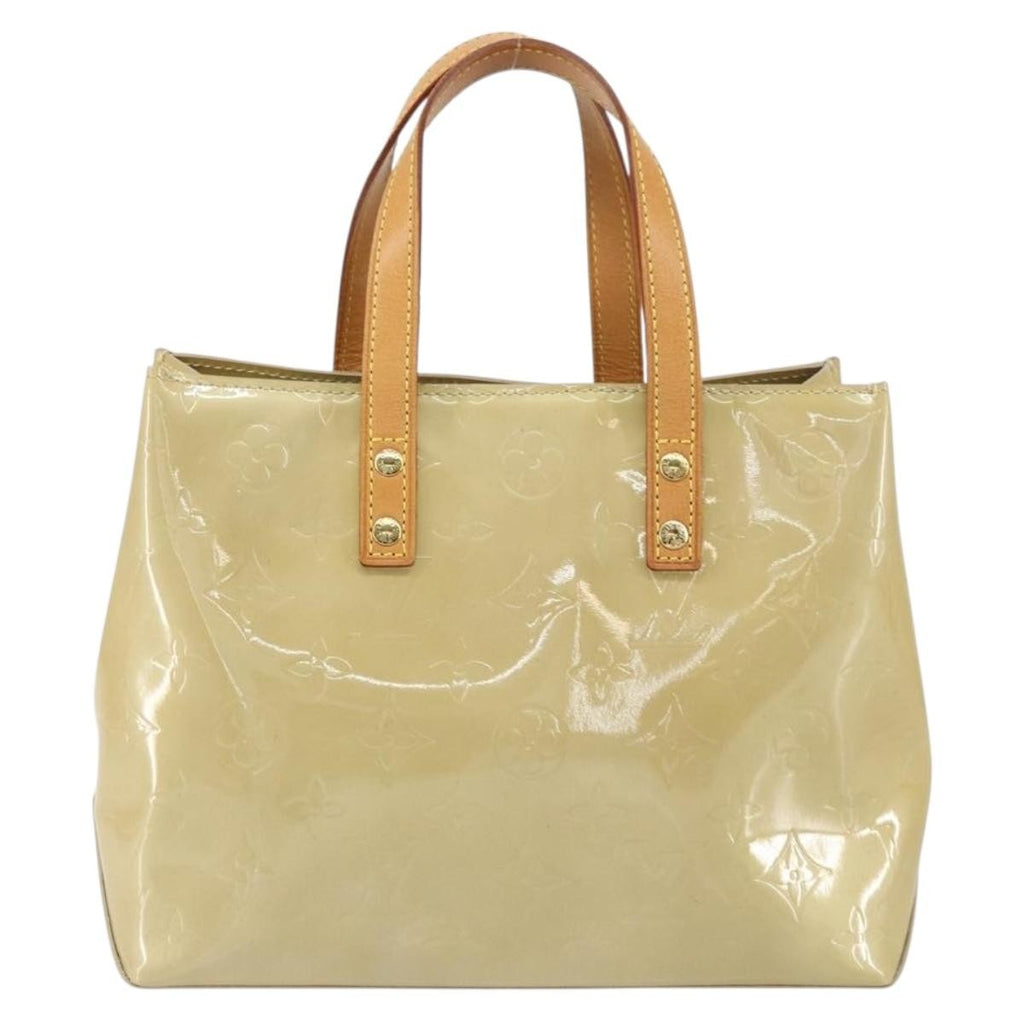 Louis Vuitton Reade Handbag Monogram Vernis Beige Patent_Leather Handbag (Pre-Owned)
