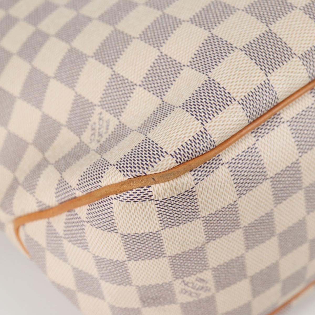 Louis Vuitton Delightful Nm Handbag Damier White Canvas Bag (Pre-Owned)