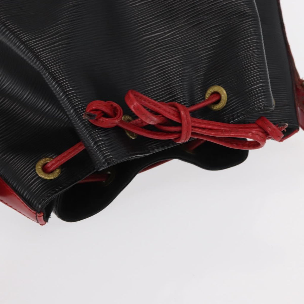 Louis Vuitton Bicolor Noe Handbag Epi Leather Black Leather Shoulder Bag Bag (Pre-Owned)