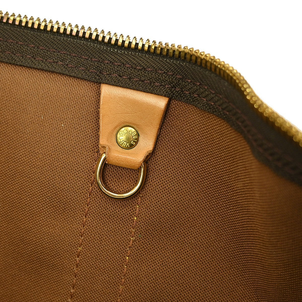 Louis Vuitton Keepall Bag Monogram Canvas Brown Canvas Travel Bag Bag (Pre-Owned)