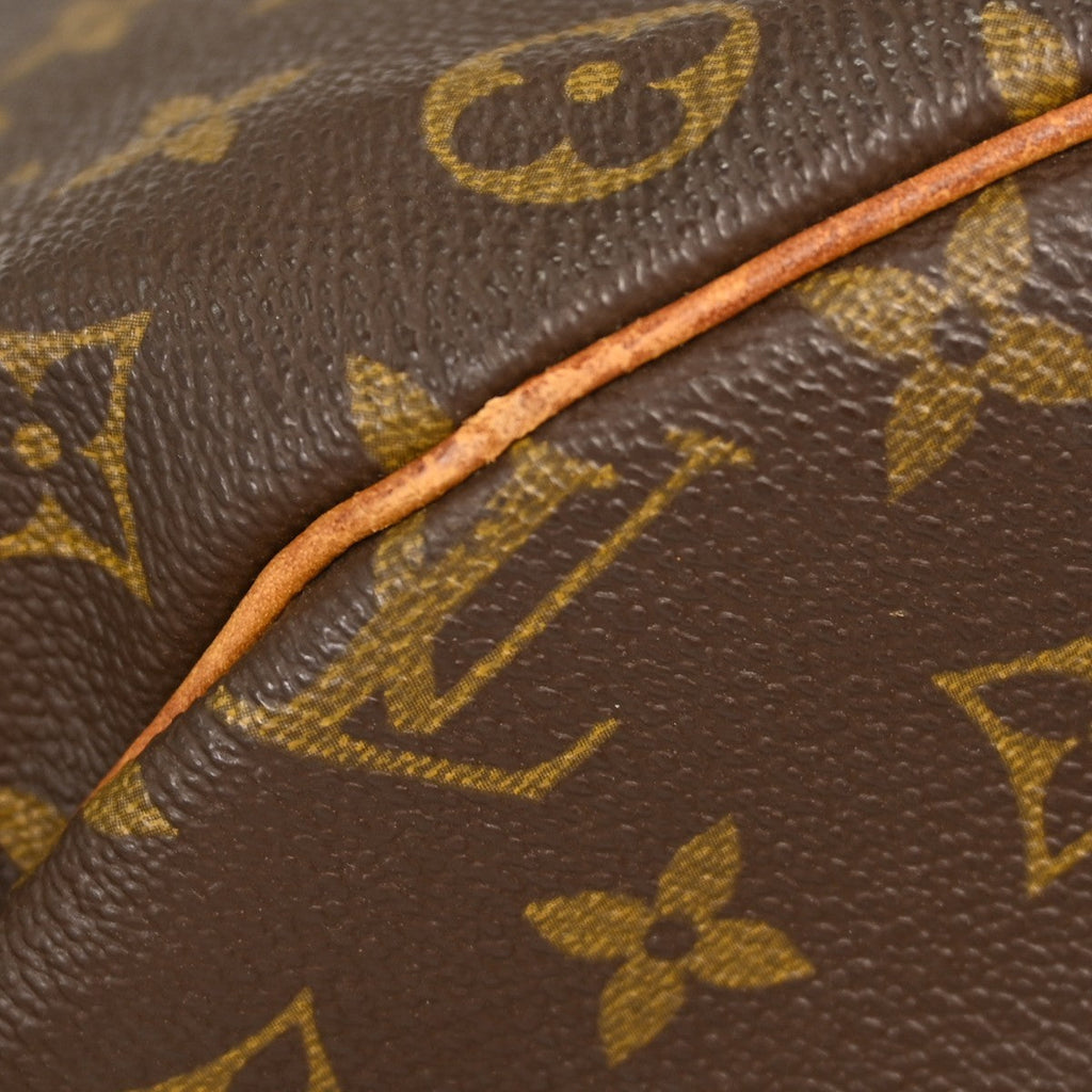 Louis Vuitton Keepall Bag Monogram Canvas Brown Canvas Travel Bag Bag (Pre-Owned)