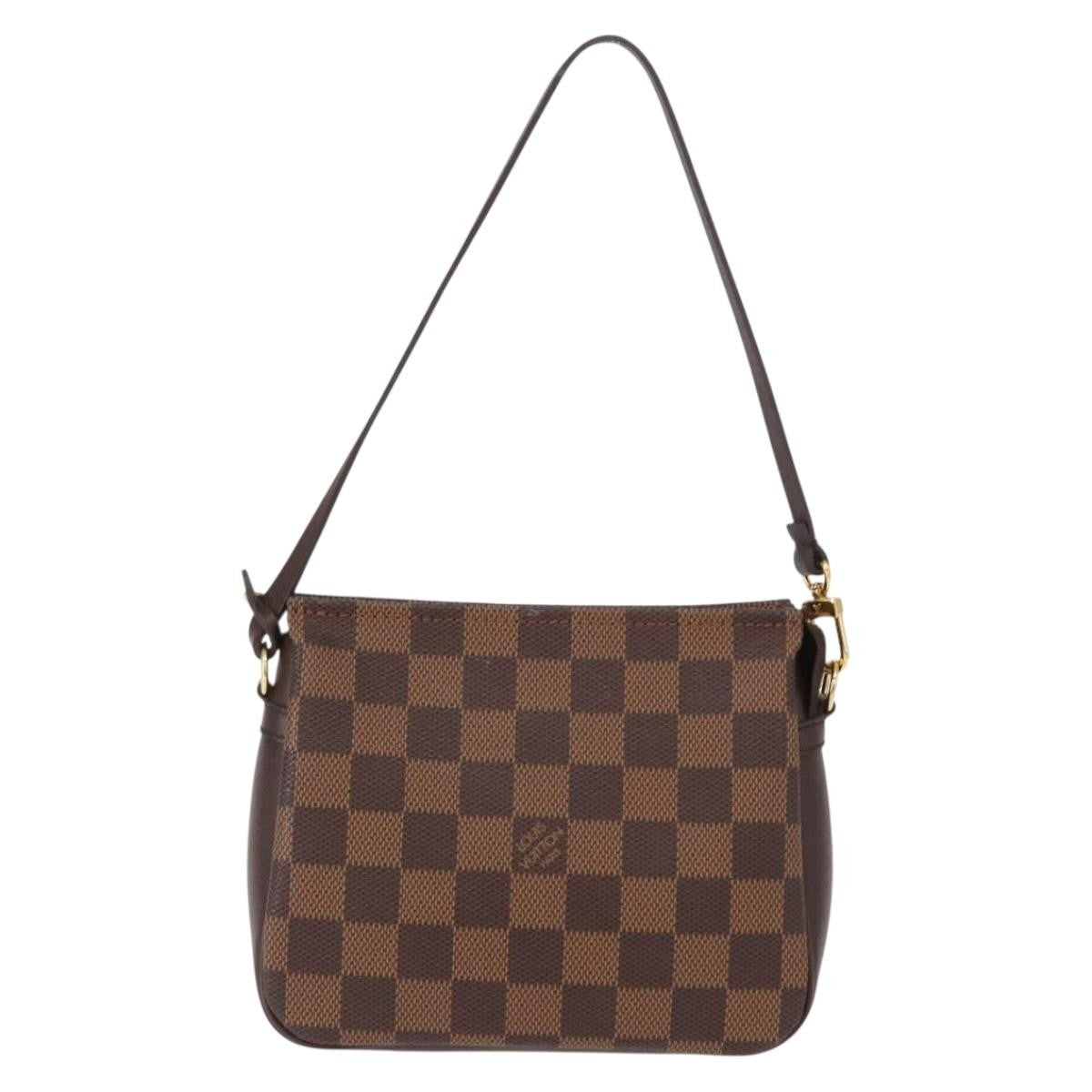 Louis Vuitton Trousse Make Up Bag Damier Canvas Brown Canvas Clutche & Pouche Bag (Pre-Owned)