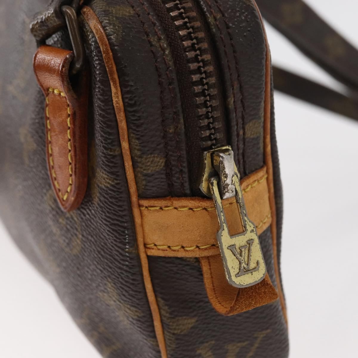 Louis Vuitton Pochette Marly Bandouliere Bag Monogram Canvas Brown Canvas Clutche & Pouche Bag (Pre-Owned)
