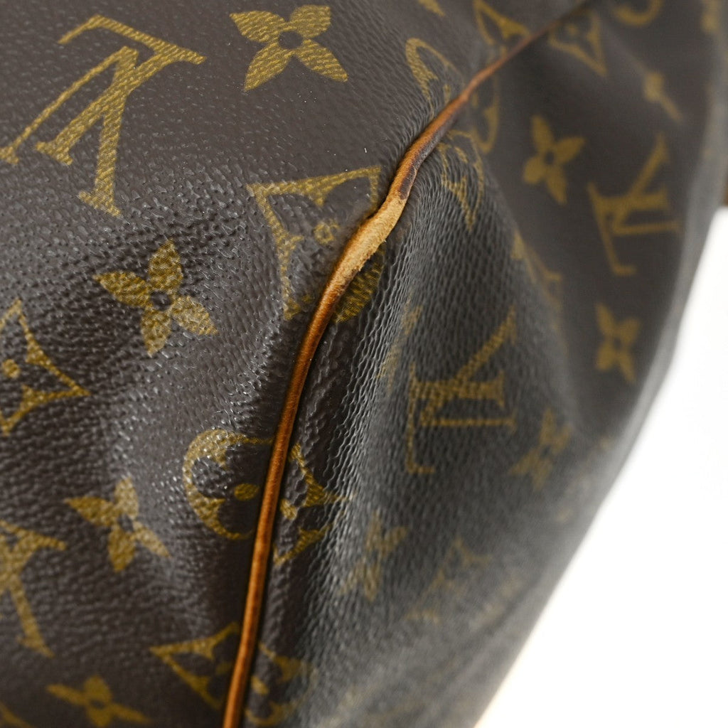 Louis Vuitton Keepall Bag Monogram Canvas Brown Canvas Travel Bag Bag (Pre-Owned)