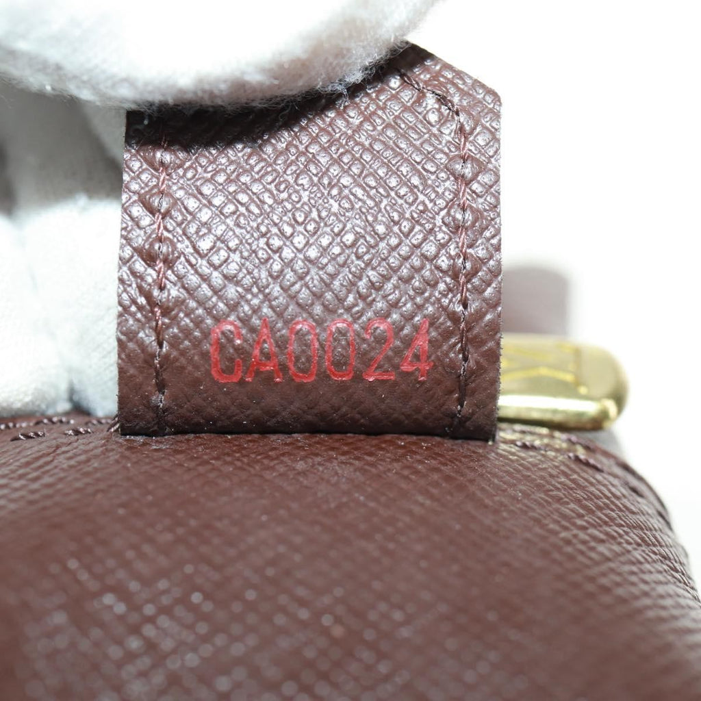 Louis Vuitton Trousse Toilette Damier Canvas Brown Canvas Clutche & Pouche Bag (Pre-Owned)