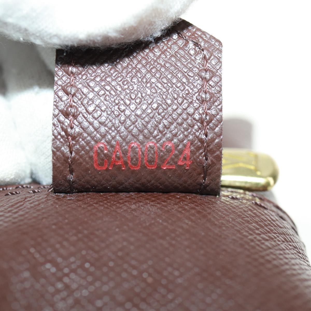Louis Vuitton Trousse Toilette Damier Canvas Brown Canvas Clutche & Pouche Bag (Pre-Owned)