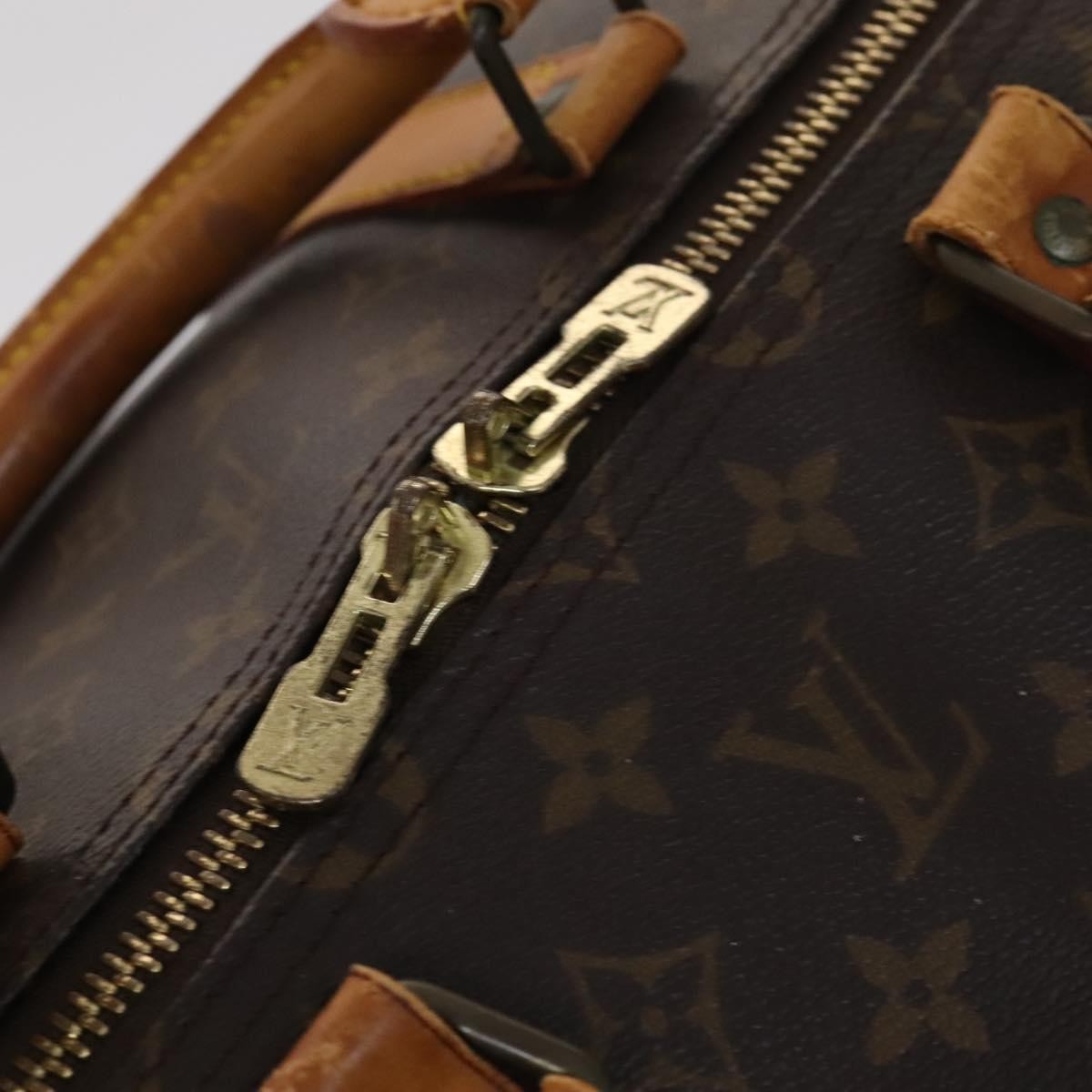 Louis Vuitton Keepall Bag Monogram Canvas Brown Canvas Travel Bag Bag (Pre-Owned)