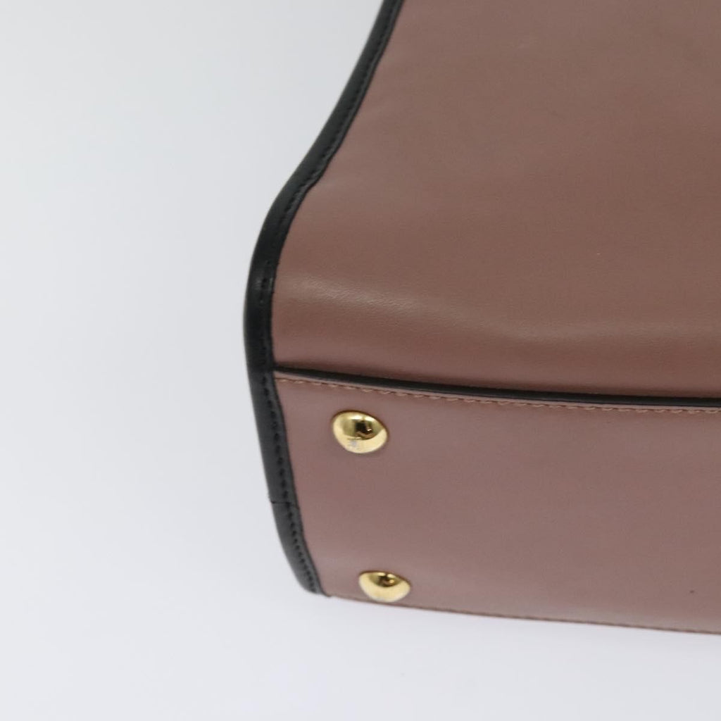 Fendi Runaway Bag Leather Pink Leather Bag (Pre-Owned)