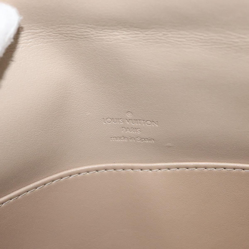 Louis Vuitton Thompson Street Handbag Monogram Vernis Beige Patent_Leather Shoulder Bag Bag (Pre-Owned)