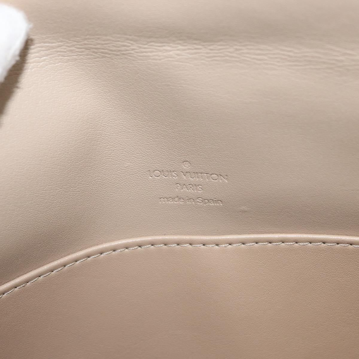 Louis Vuitton Thompson Street Handbag Monogram Vernis Beige Patent_Leather Shoulder Bag Bag (Pre-Owned)