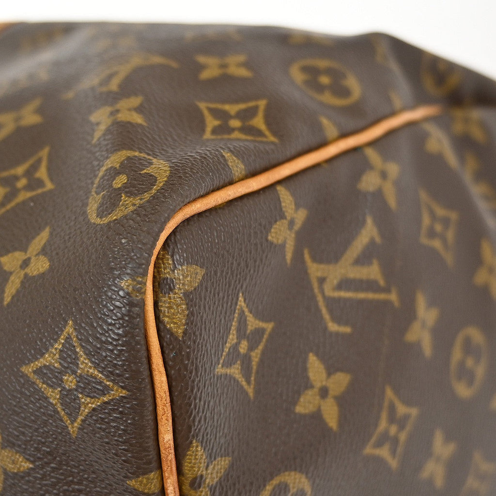 Louis Vuitton Keepall Bag Monogram Canvas Brown Canvas Travel Bag Bag (Pre-Owned)