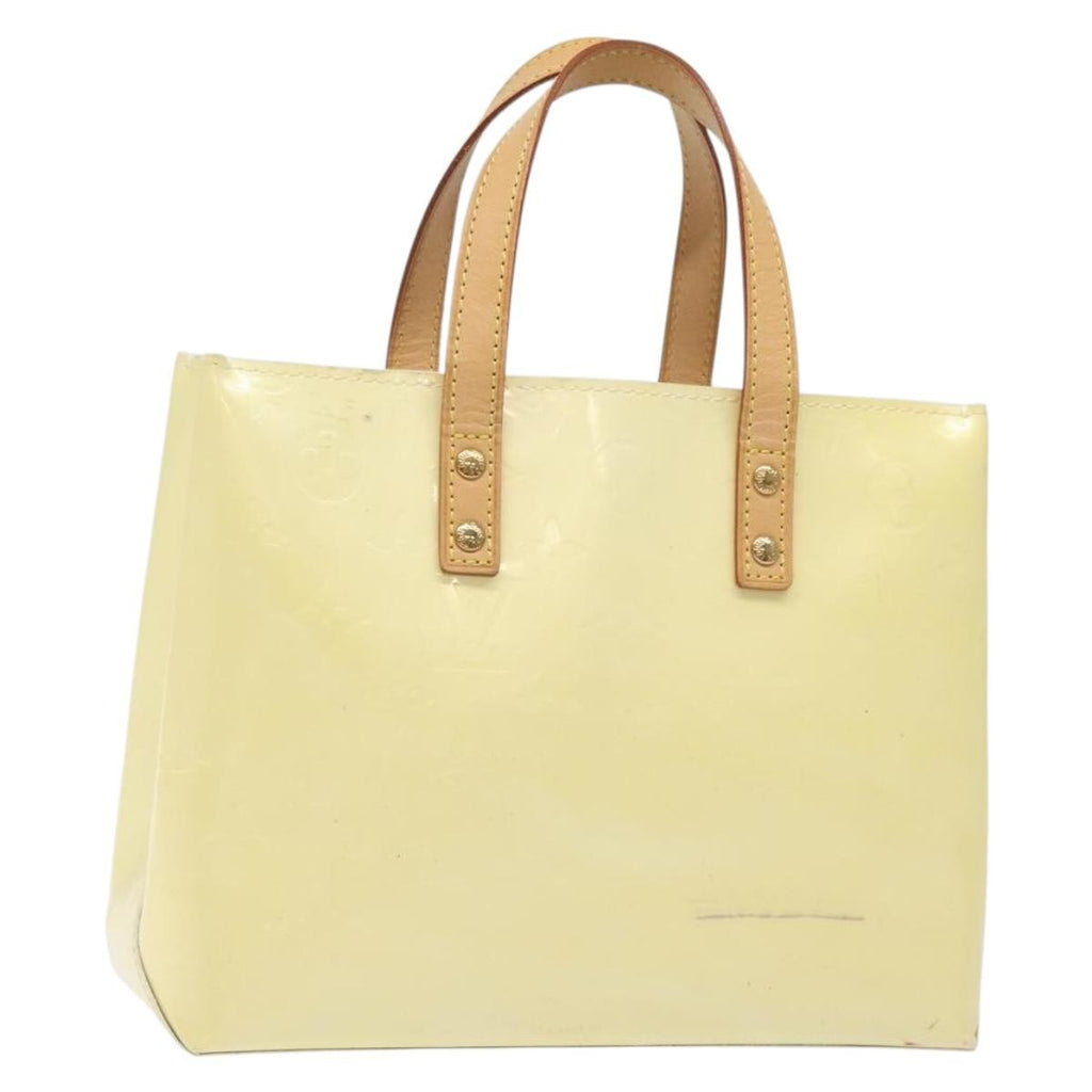 Louis Vuitton Reade Handbag Monogram Vernis Beige Patent_Leather Bag (Pre-Owned)