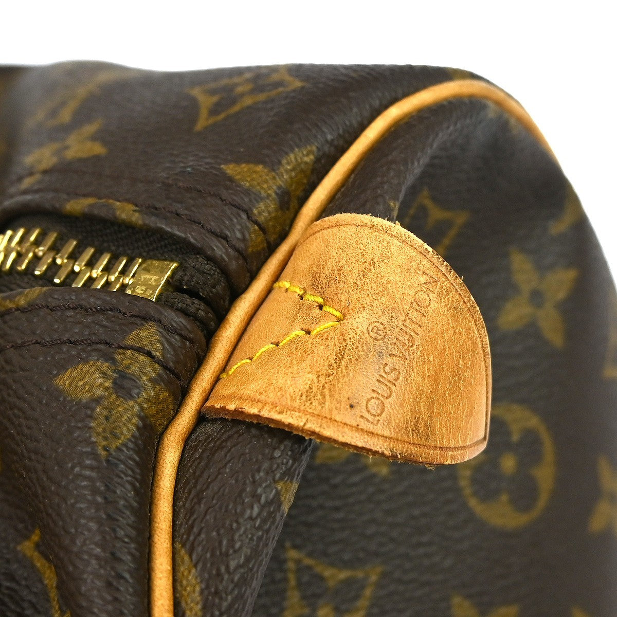 Louis Vuitton Keepall Bag Monogram Canvas Brown Canvas Travel Bag Bag (Pre-Owned)