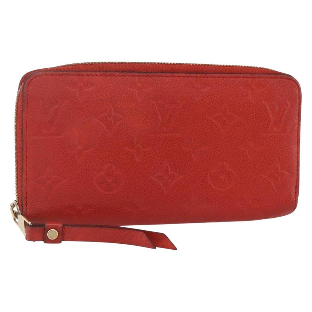 Louis Vuitton Portefeuille Zippy Monogramme Empreinte Monogramme Empreinte Red Leather Wallets Accessory (Pre-Owned)
