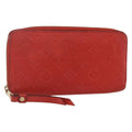 Louis Vuitton Portefeuille Zippy Monogramme Empreinte Monogramme Empreinte Red Leather Wallets Accessory (Pre-Owned)