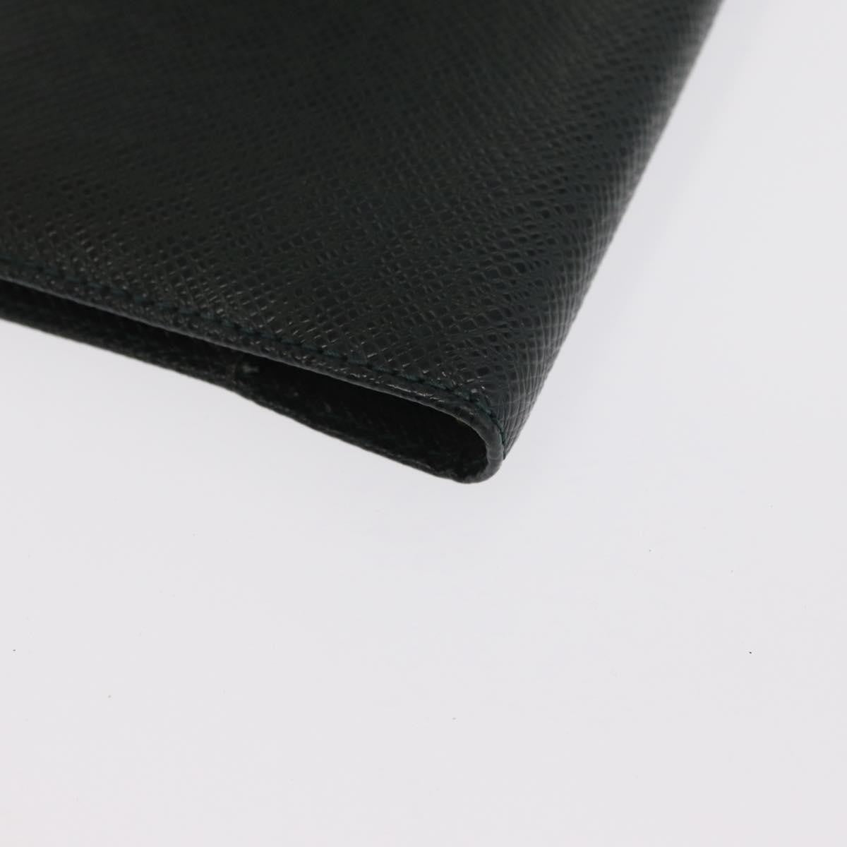 Louis Vuitton Agenda Cover Taiga Leather Green Leather Wallets Accessory (Pre-Owned)