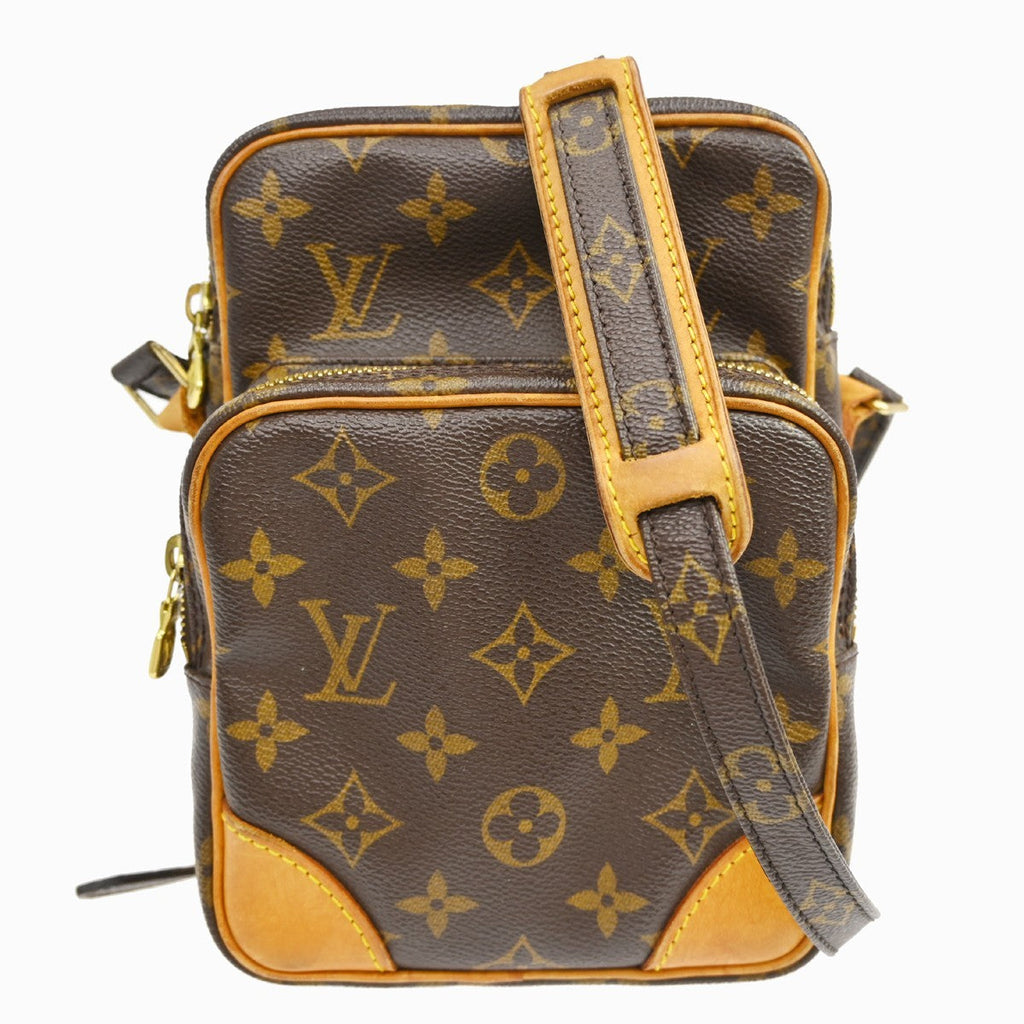 Louis Vuitton Amazone Bag Monogram Canvas Brown Canvas Shoulder Bag Bag (Pre-Owned)