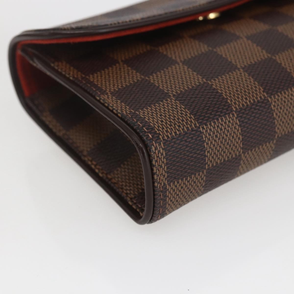 Louis Vuitton Florentine Waist Bag Damier Canvas Brown Canvas Clutche & Pouche Bag (Pre-Owned)