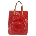 Louis Vuitton Reade Handbag Monogram Vernis Red Patent_Leather Handbag (Pre-Owned)