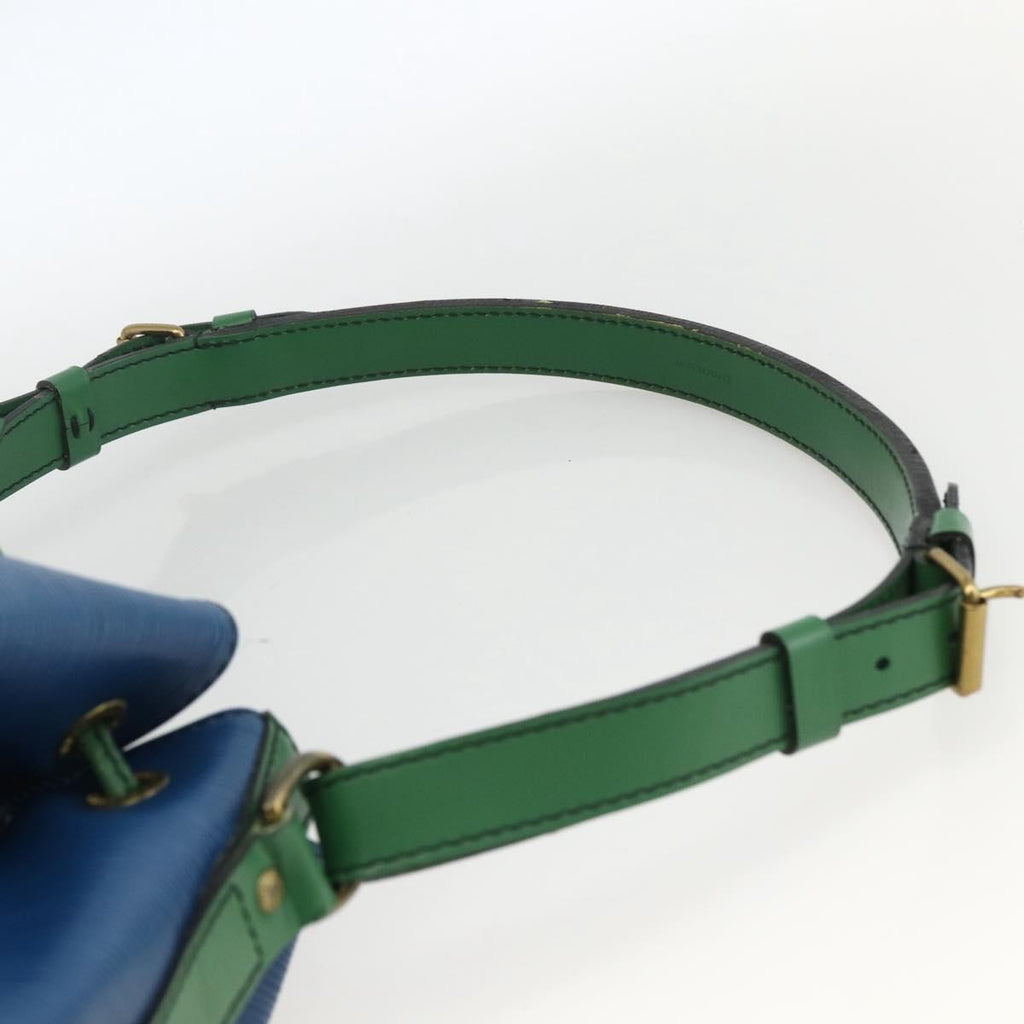 Louis Vuitton Bicolor Noe Handbag Epi Leather Blue Leather Shoulder Bag Bag (Pre-Owned)