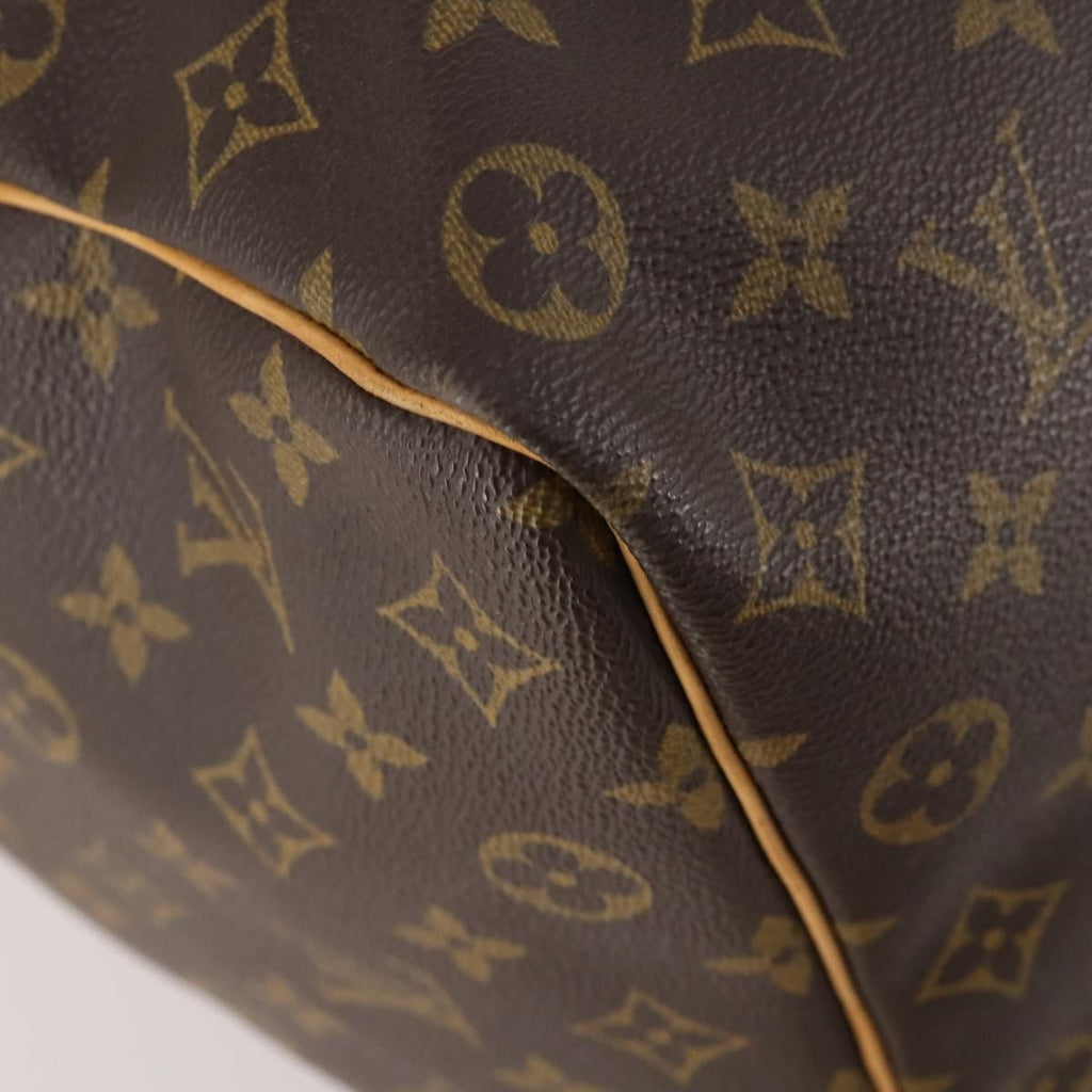 Louis Vuitton Keepall Bag Monogram Canvas Brown Canvas Travel Bag Bag (Pre-Owned)