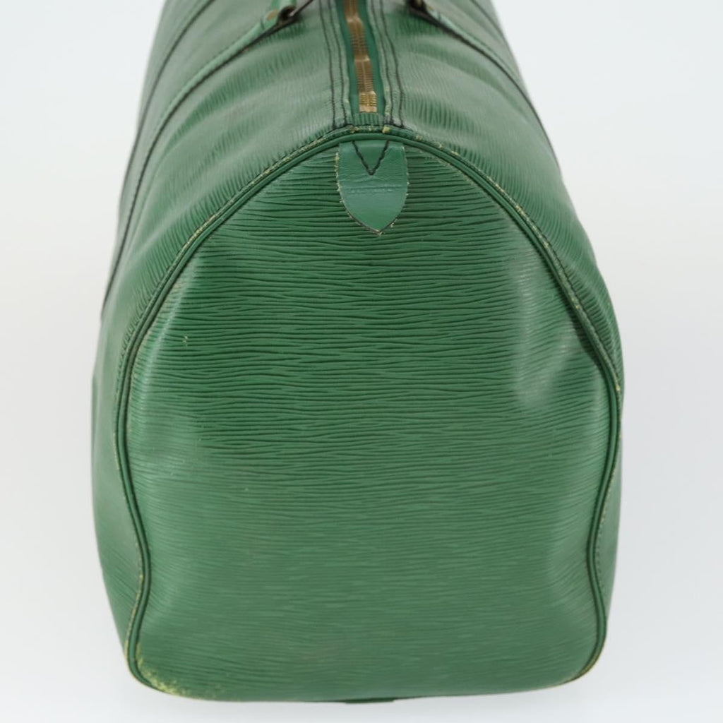 Louis Vuitton Keepall Bag Epi Leather Green Leather Travel Bag Bag (Pre-Owned)