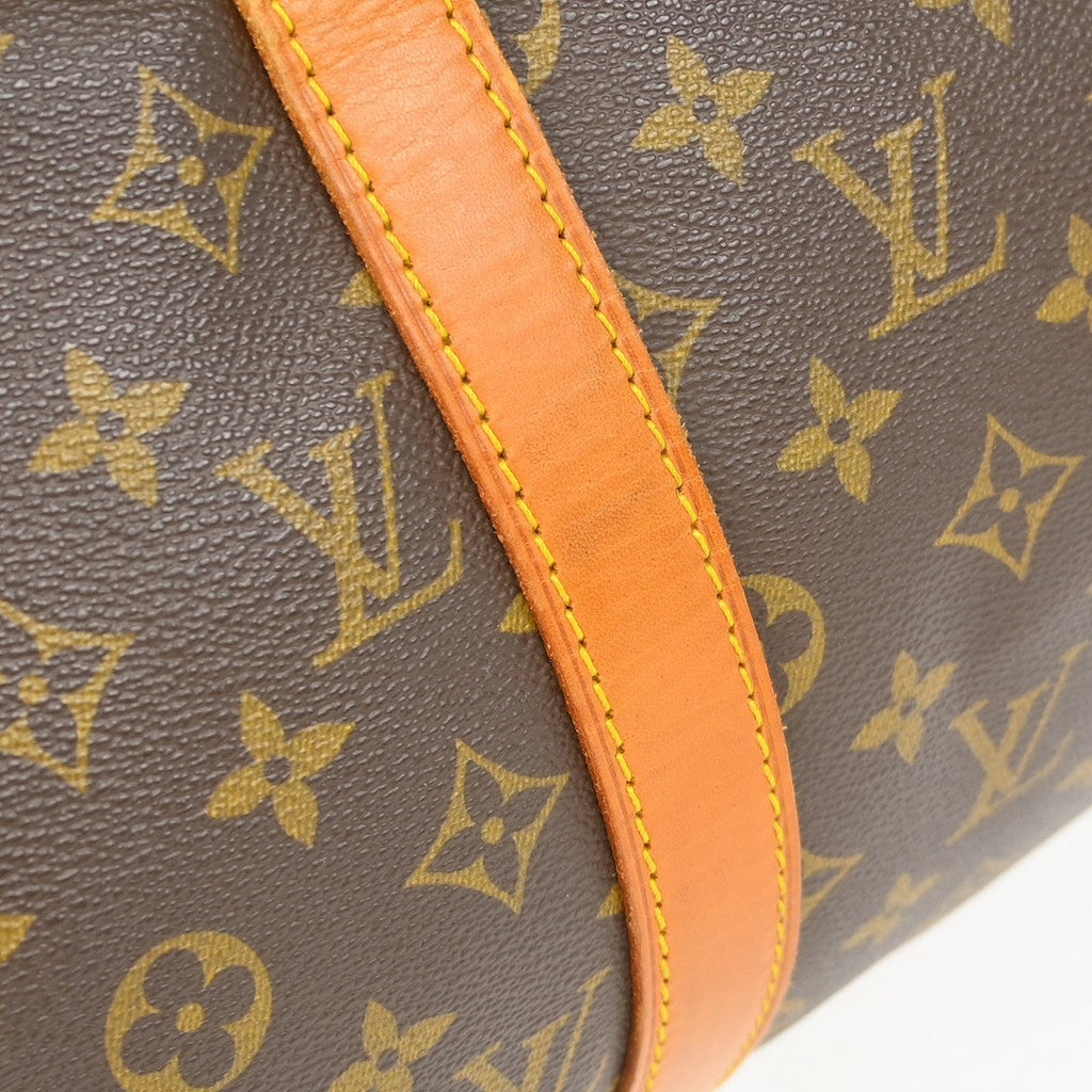 Louis Vuitton Keepall Bag Monogram Canvas Brown Canvas Travel Bag Bag (Pre-Owned)