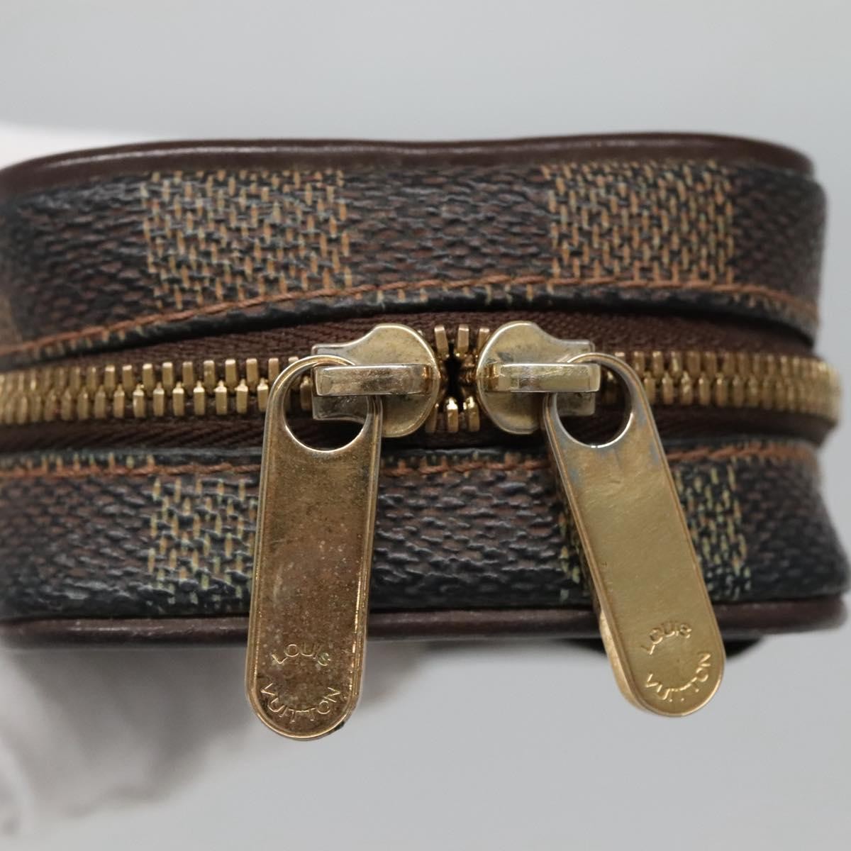 Louis Vuitton Etui Okapi Camera Case Damier Brown Canvas Bag (Pre-Owned)
