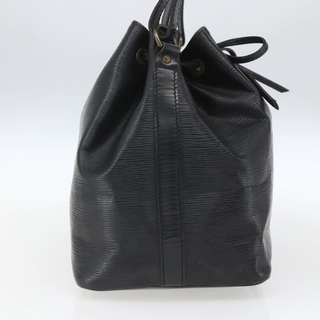 Louis Vuitton Petit Noe Handbag Epi Leather Black Leather Shoulder Bag Bag (Pre-Owned)