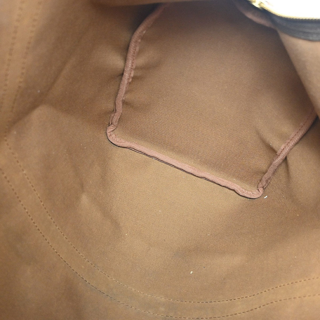 Louis Vuitton Keepall Bag Monogram Canvas Brown Canvas Travel Bag Bag (Pre-Owned)