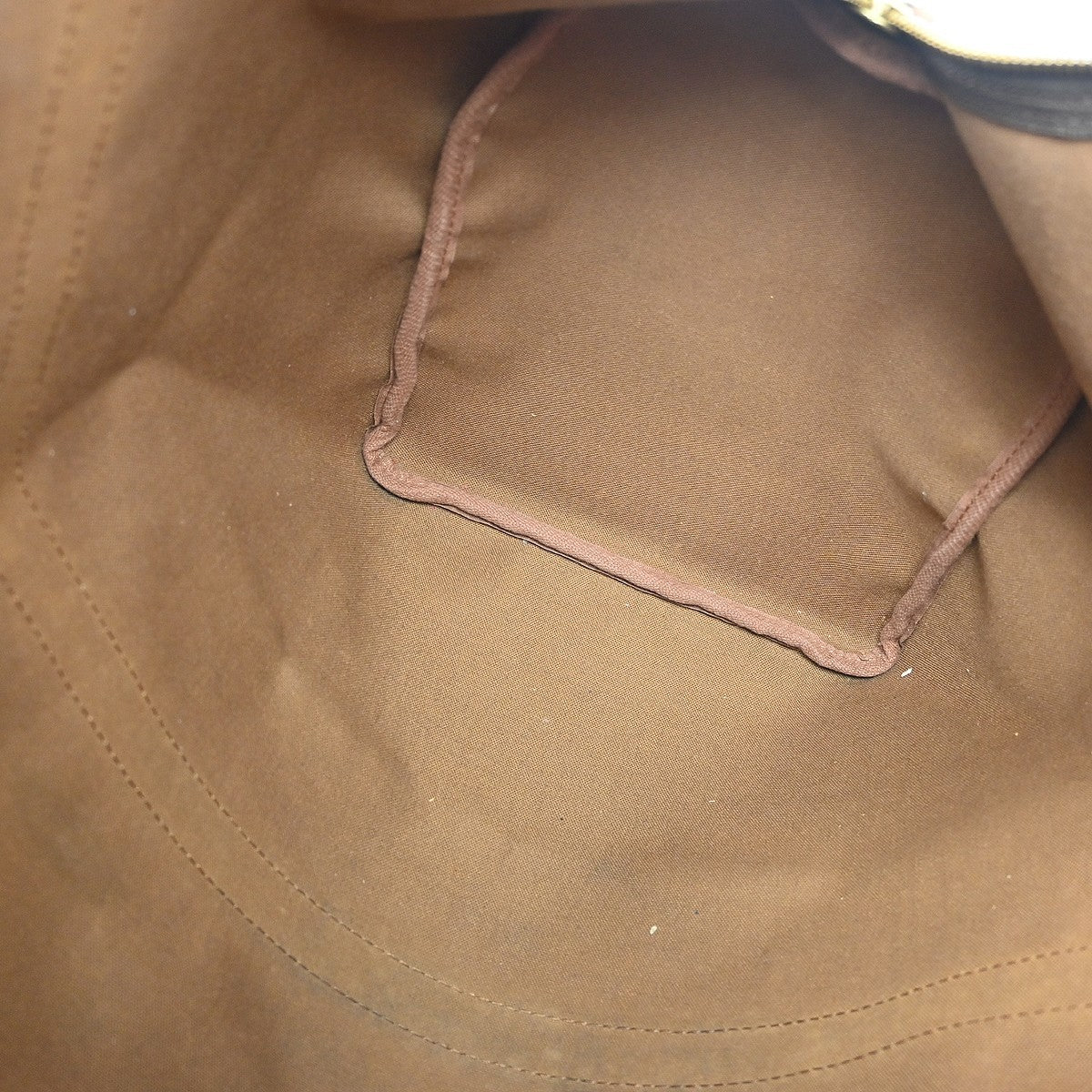Louis Vuitton Keepall Bag Monogram Canvas Brown Canvas Travel Bag Bag (Pre-Owned)