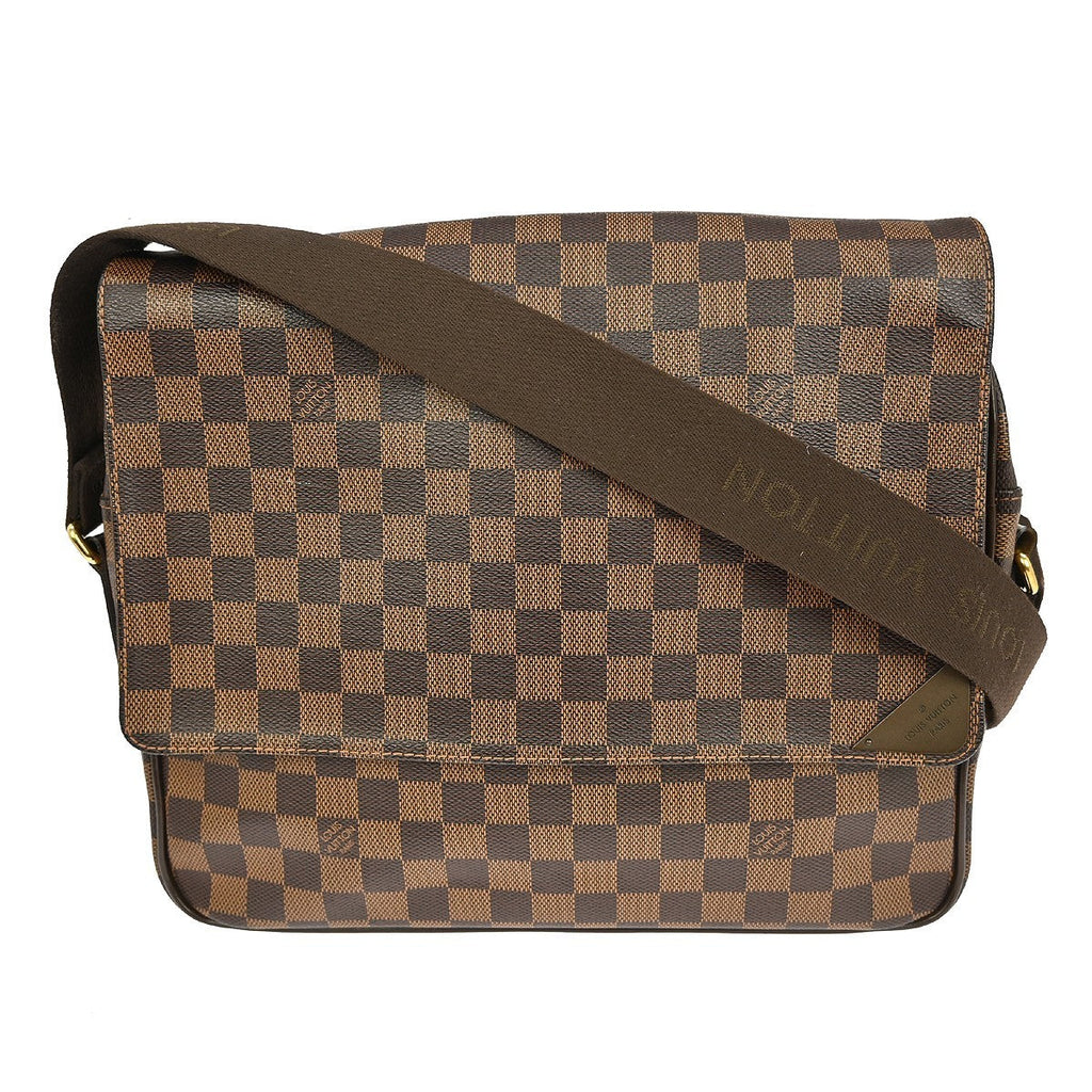 Louis Vuitton Shelton Messenger Bag Damier Brown Canvas Shoulder Bag Bag (Pre-Owned)