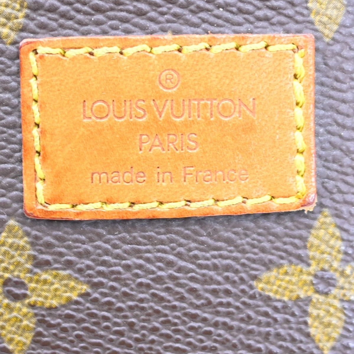 Louis Vuitton Saumur Handbag Monogram Canvas Brown Canvas Shoulder Bag Bag (Pre-Owned)