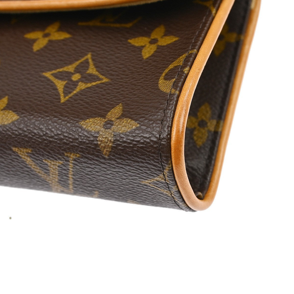 Louis Vuitton Florentine Waist Bag Monogram Canvas Brown Canvas Clutche & Pouche Bag (Pre-Owned)