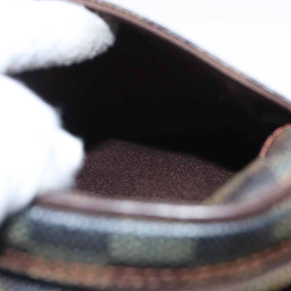 Louis Vuitton Pochette Gange Damier Brown Canvas Clutche & Pouche Bag (Pre-Owned)